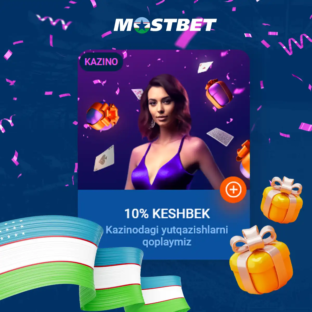 Mostbet bonusini qanday olish mumkin 10% Kazino Keshbek