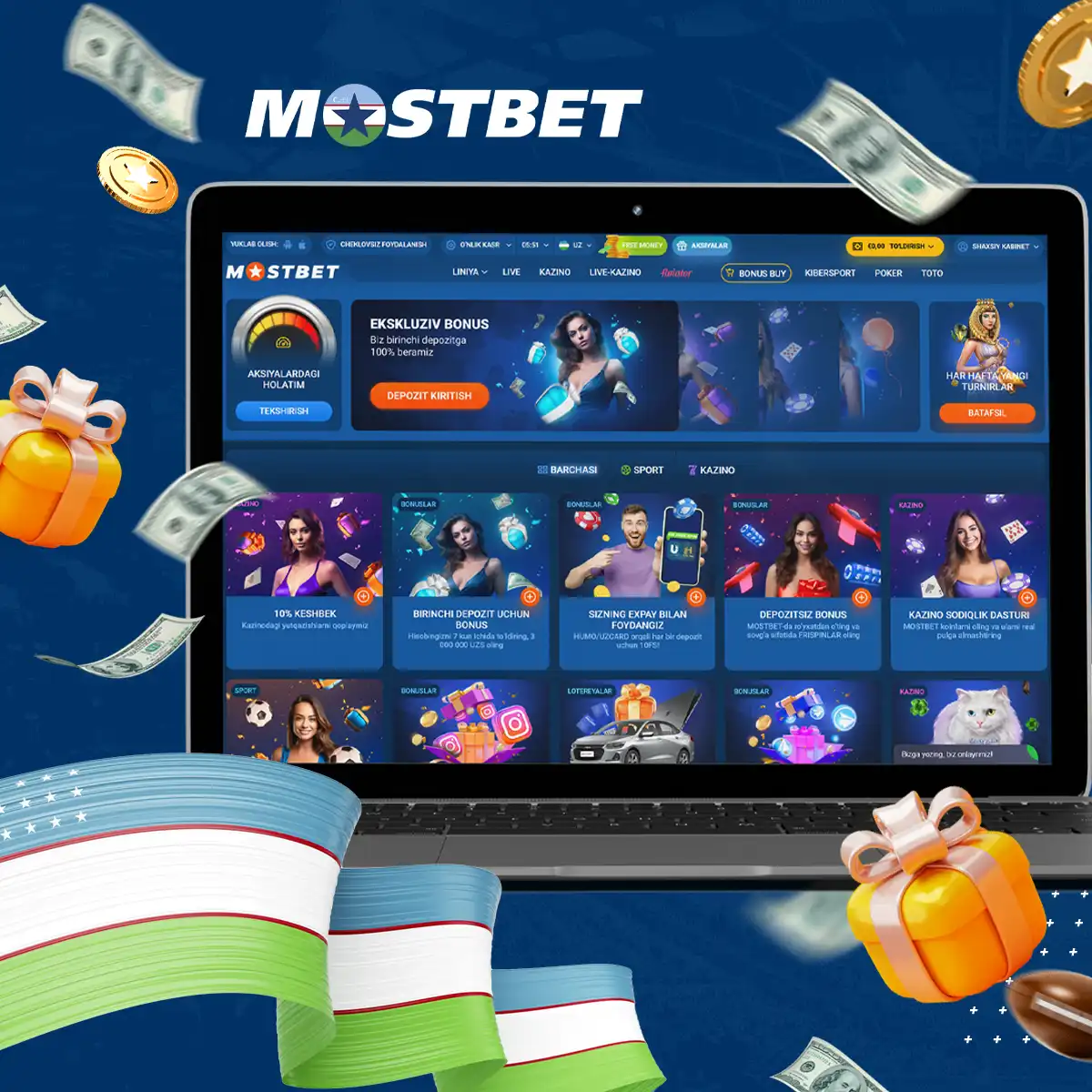 Mostbet yangi mijozlarga ajoyib bonuslarni taklif etadi