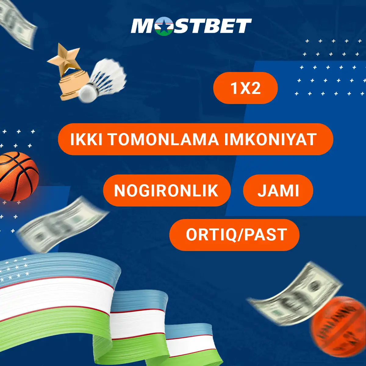 Types of sports betting on the Mostbet platform