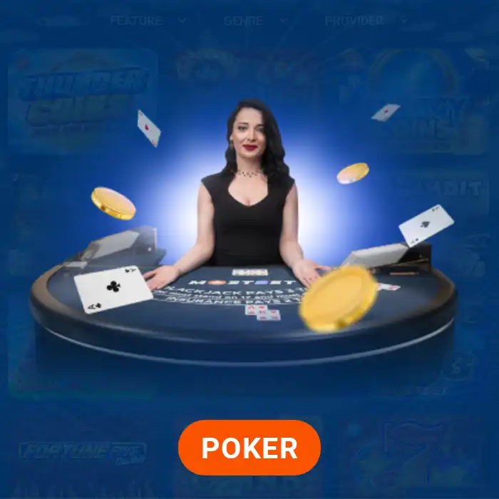 Mostbet poker o'yinlarining katta tanlovini taklif etadi